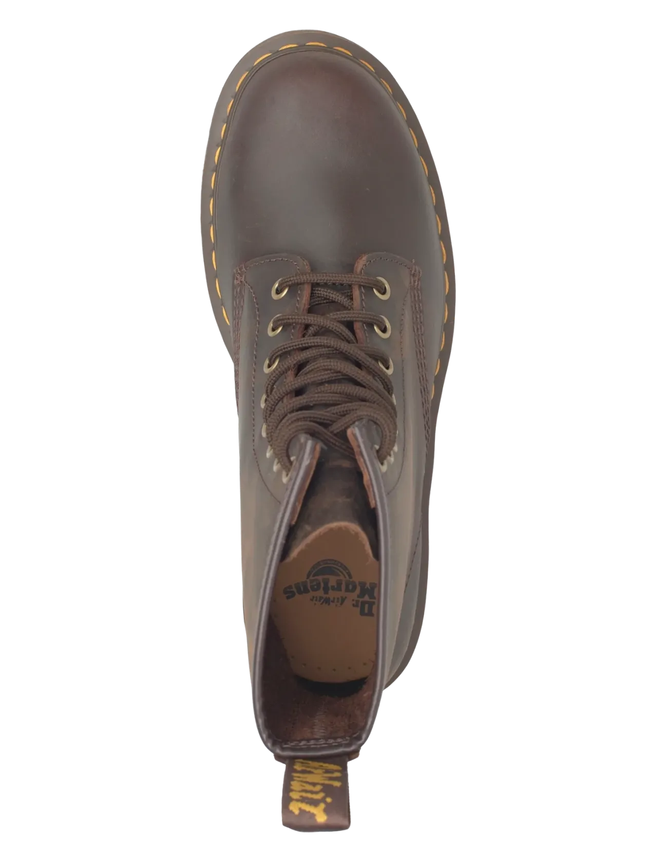 1460 Dark Brown Crazy Horse - Snørestøvler