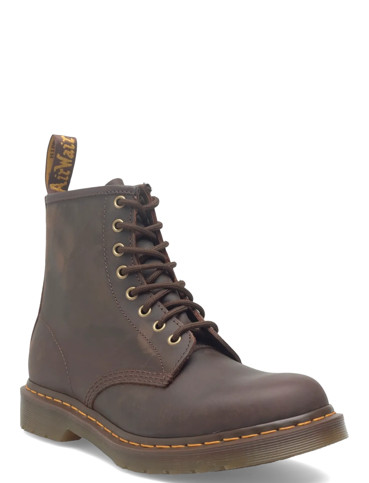 1460 Dark Brown Crazy Horse - Snørestøvler