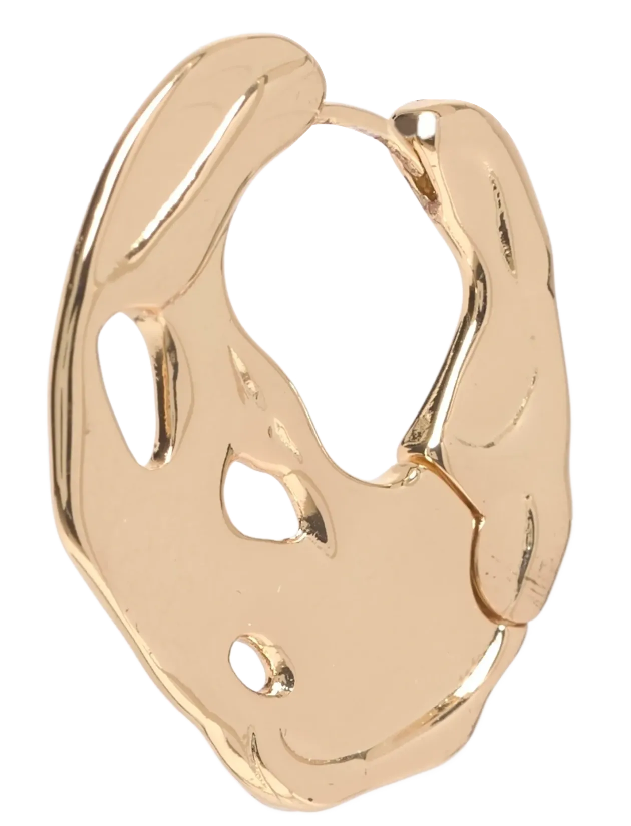 DAWN hoop earrings gold-plated - Creoler