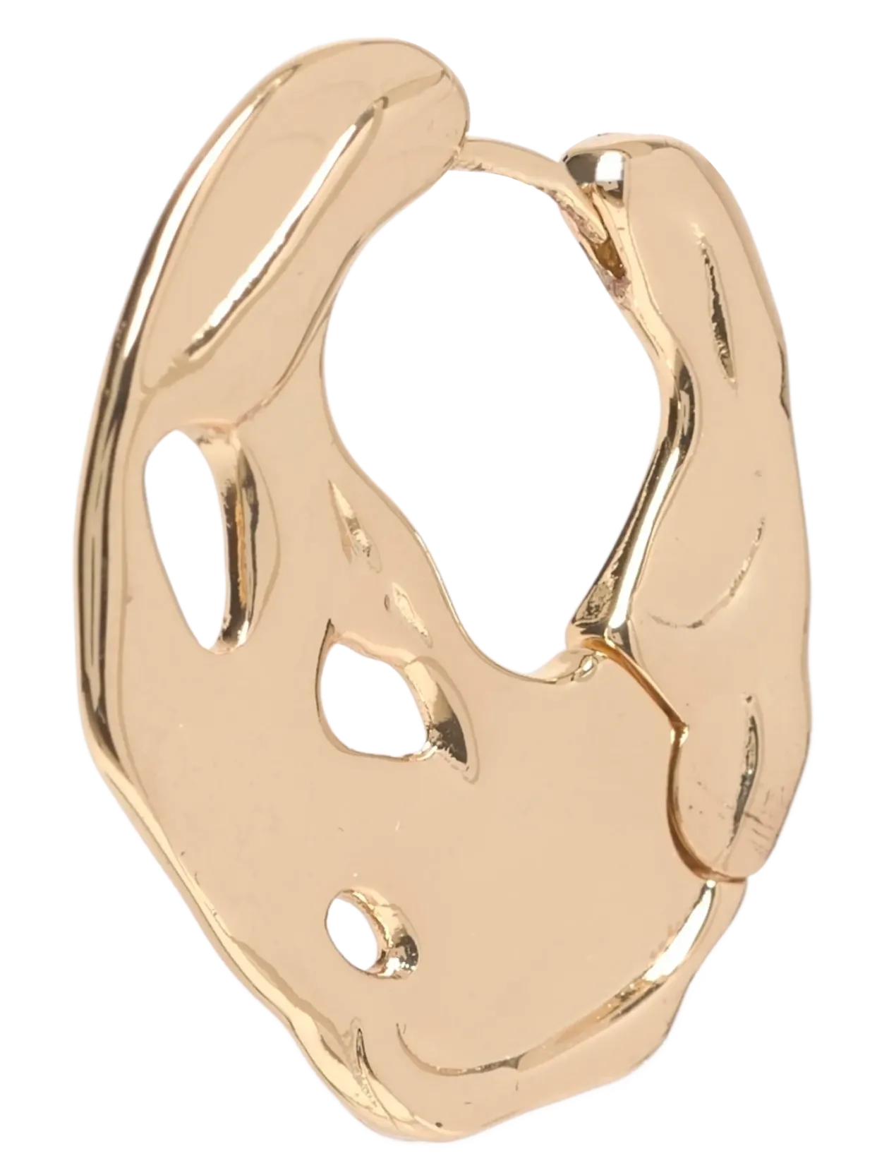 DAWN hoop earrings gold-plated - Creoler