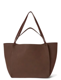 Day Imitation Suede Bag - Tote Bags