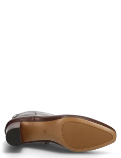 Demi Calfskin Bootie - Ankelstøvler med hæl
