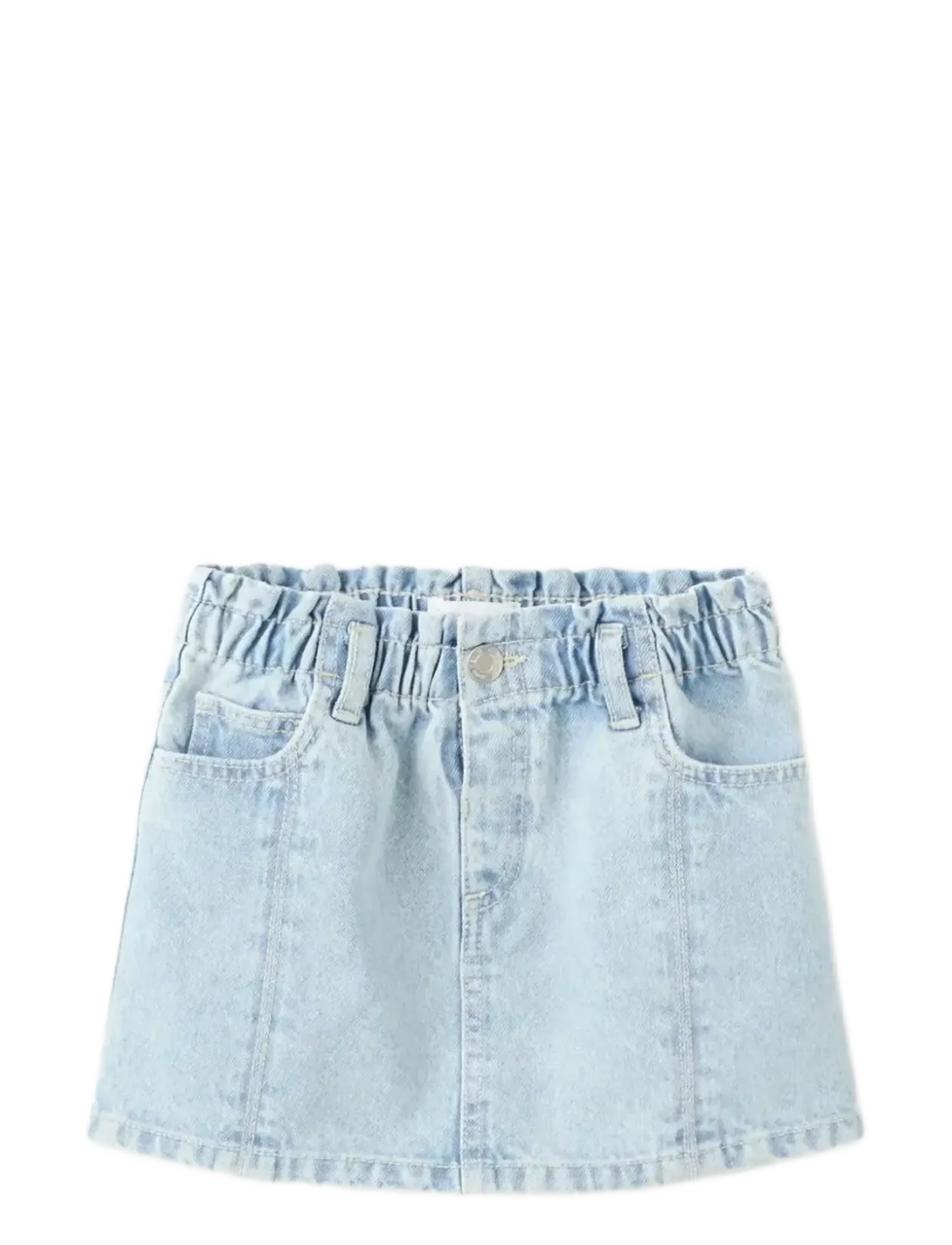 Denim paperbag skirt - Korte nederdele