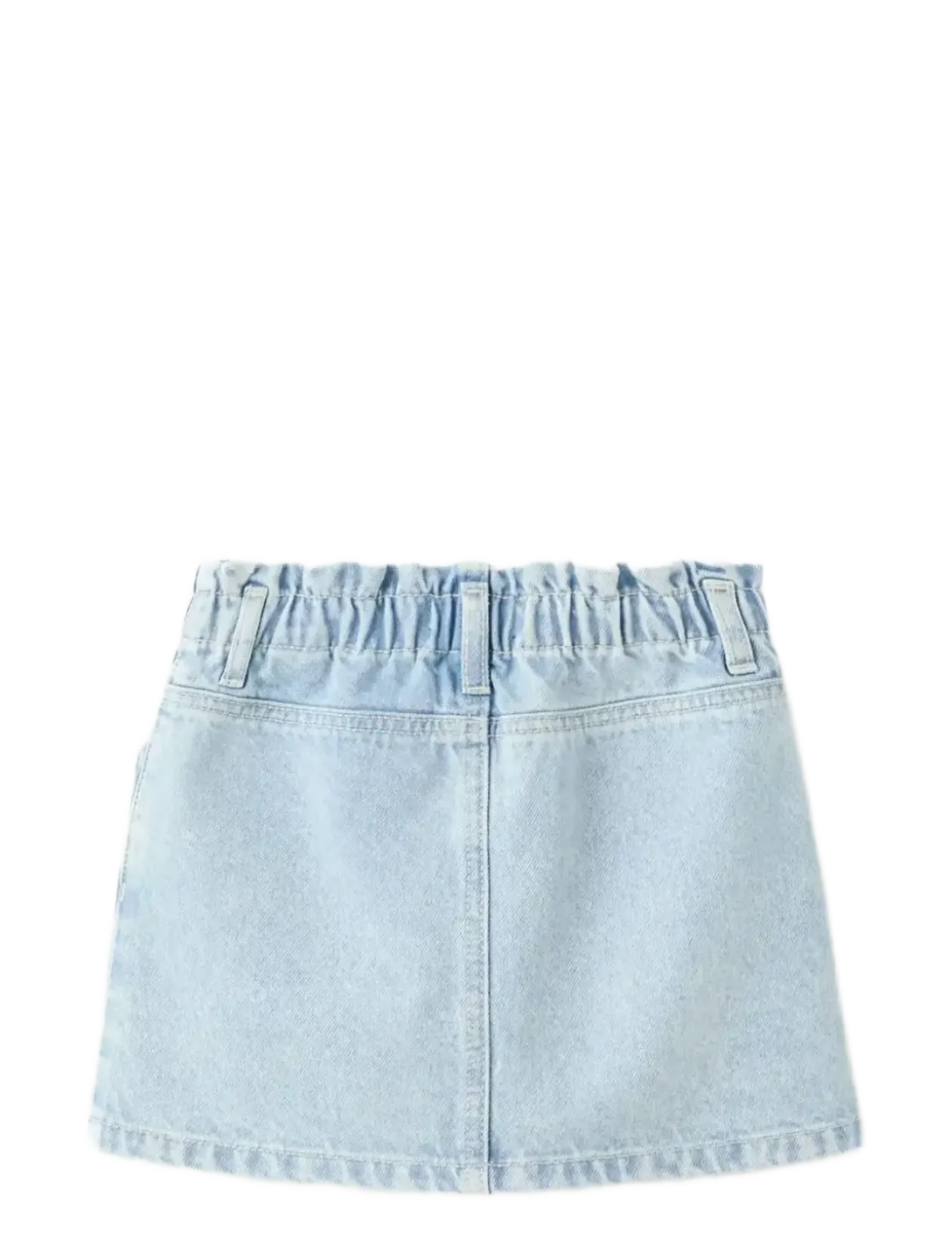 Denim paperbag skirt - Korte nederdele