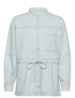 denim patchwork overshirt - Overshirts