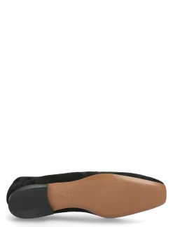 Dervio Black Camoscio - Loafers med hæl