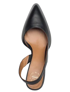 Desana Black Nappa - Slingbacks