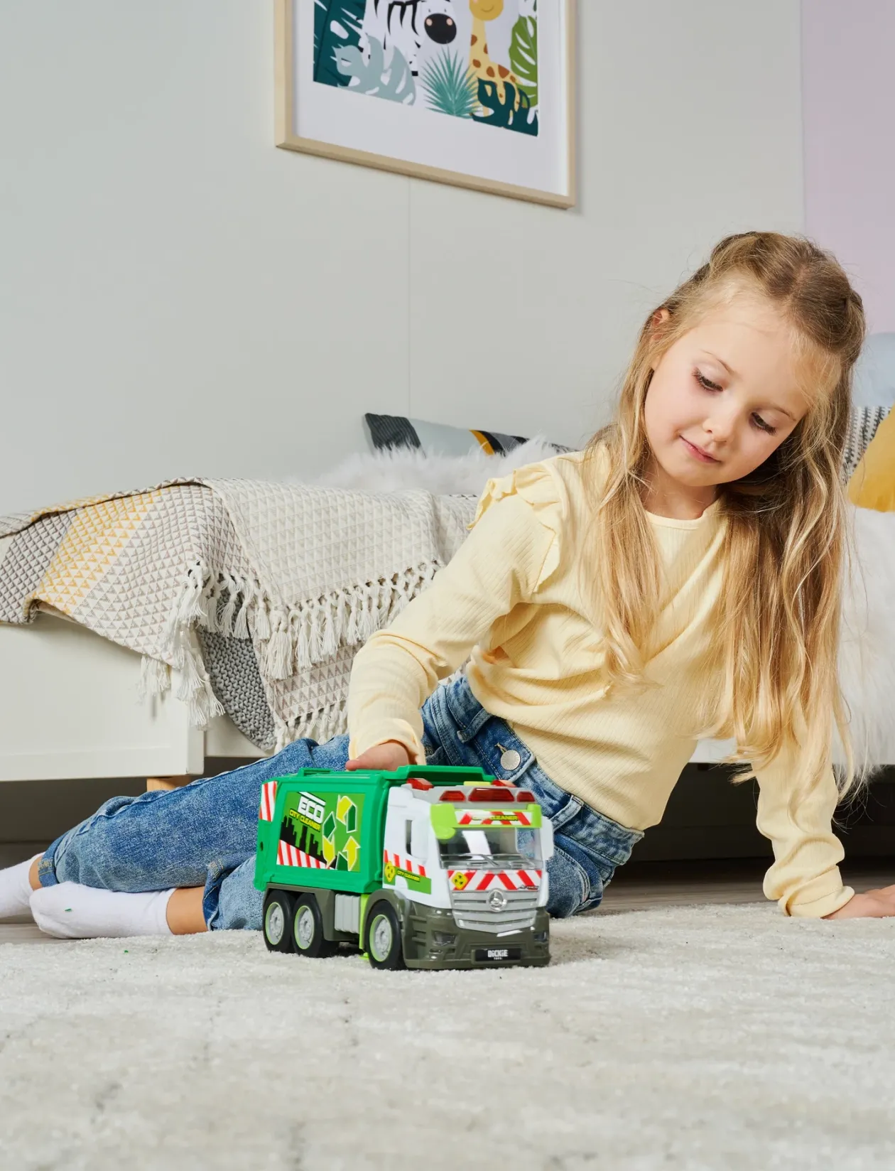 Dickie Toys Action, Garbage Truck - Legetøjsbiler & Køretøjer