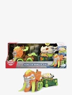 Dickie Toys Monster Ranger Dinosaurie, Bil med Släp (32 cm) - Lastbiler