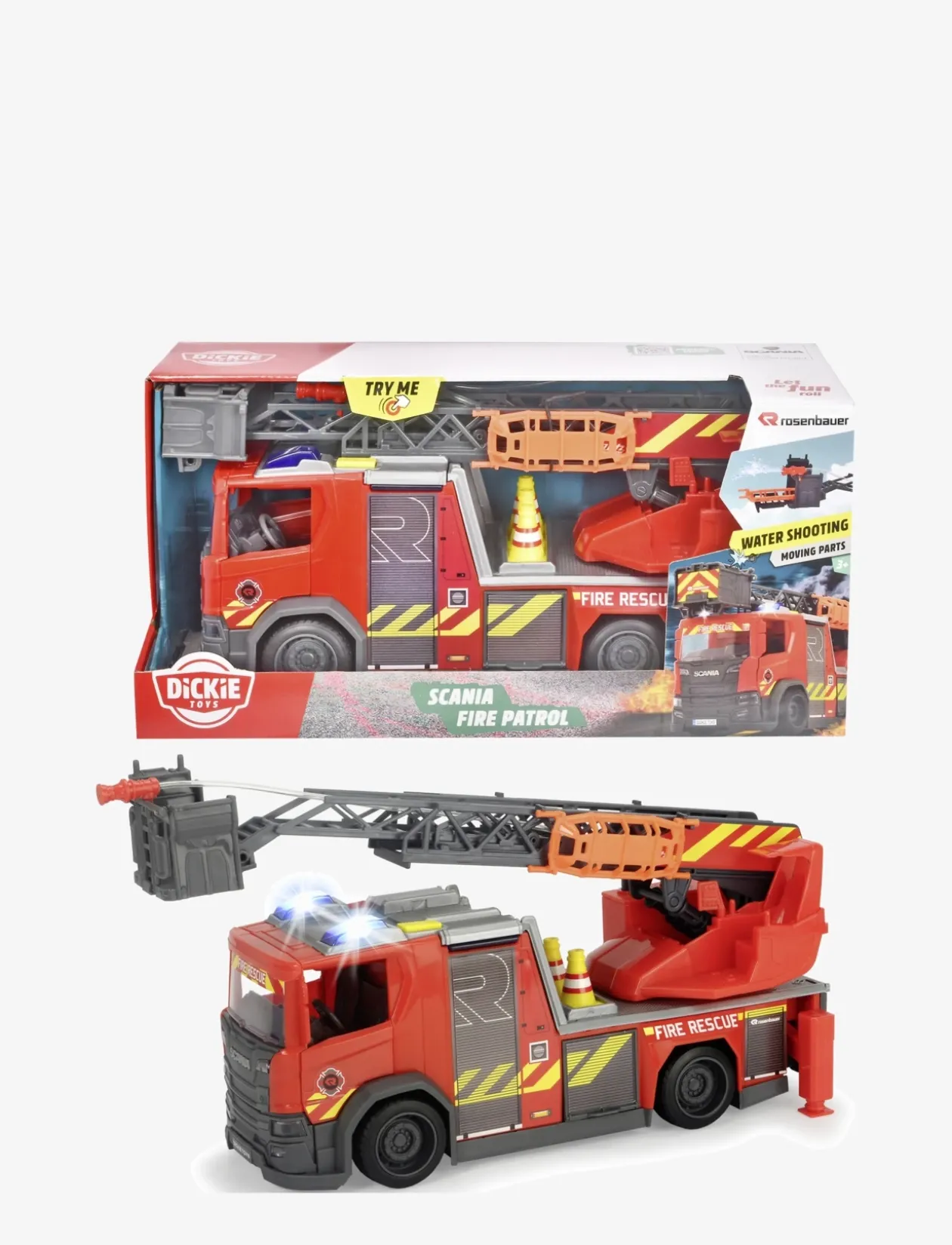 Dickie Toys Scania Brandbil - Legetøjsbiler