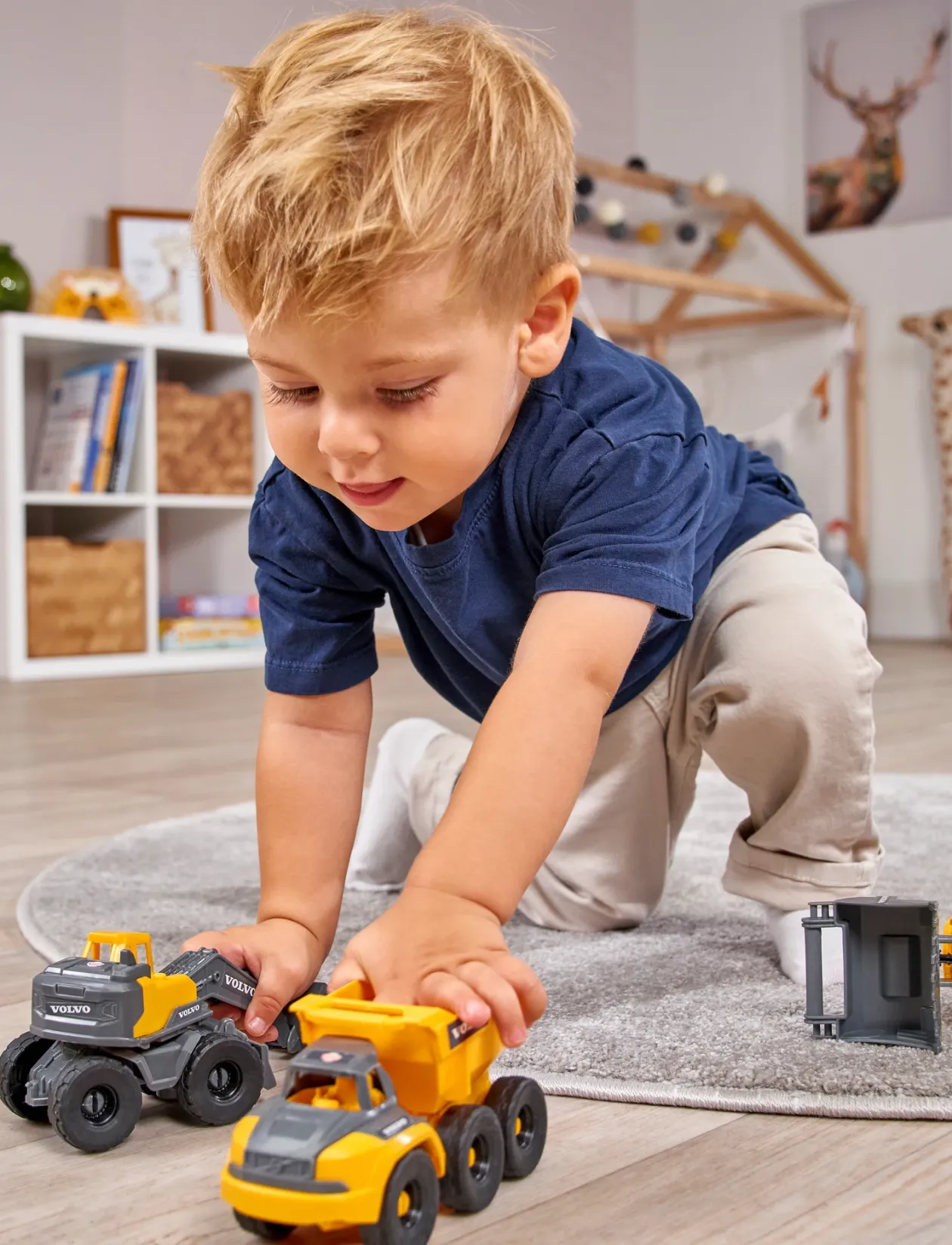 Dickie Toys Volvo Construction Set - Byggekøretøjer
