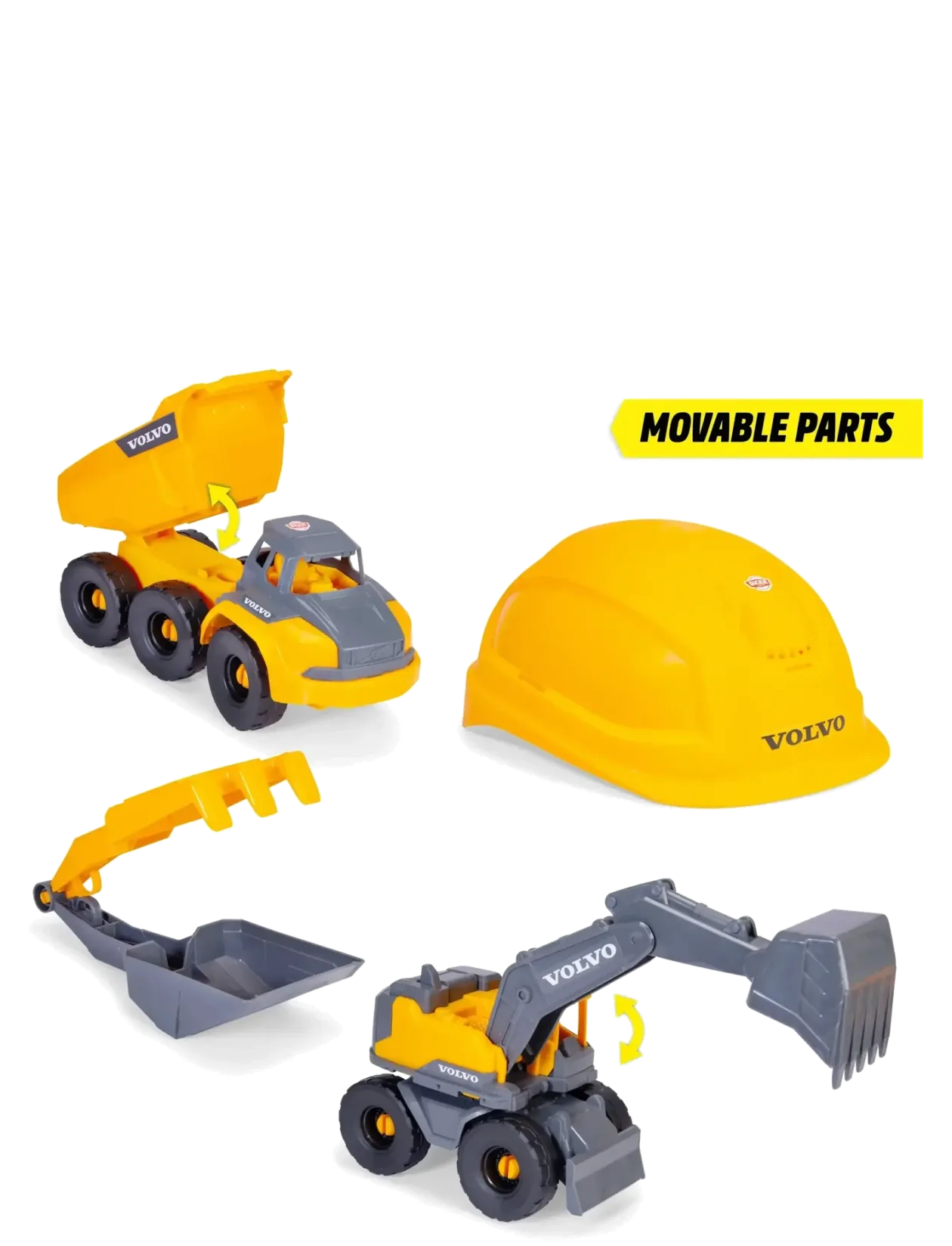 Dickie Toys Volvo Construction Playset - Byggekøretøjer