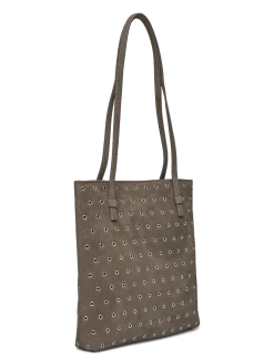Die-cut leather shoulder bag - Shoppere