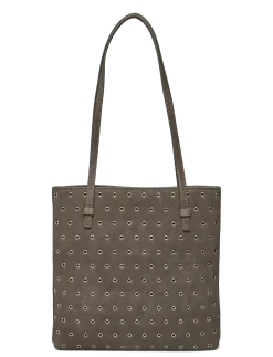 Die-cut leather shoulder bag - Shoppere