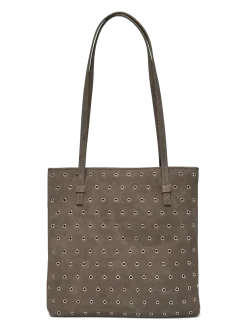 Die-cut leather shoulder bag - Shoppere