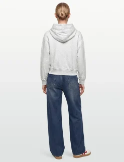 Dodgers Serif Cropped Zip Hoodie - Hættetrøjer