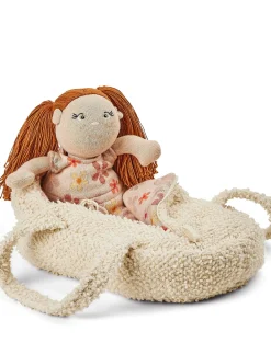 Doll carrier, off. white bouclé - Dukketilbehør