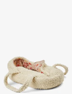Doll carrier, off. white bouclé - Dukketilbehør