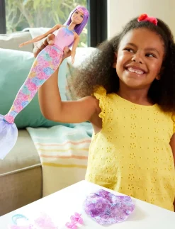 Doll Fantasy Fashion Pack with Accessories Including Mermaid Tail, Fairy Wings, & Necklaces - Dukker