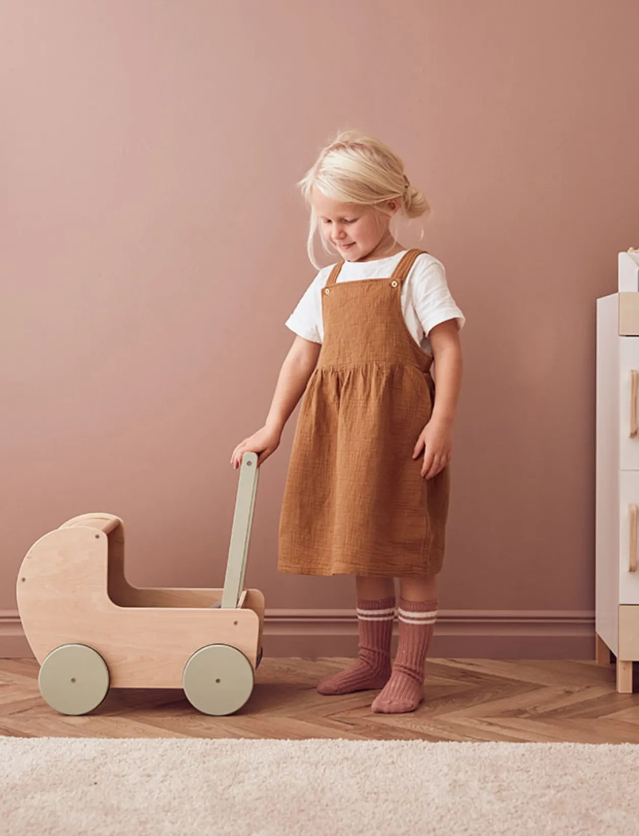 Doll pram natural - Dukkevogne