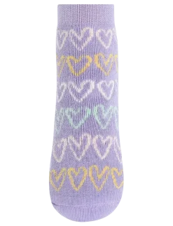 Doodle heart socks - anti-slip - Skridsikre sokker