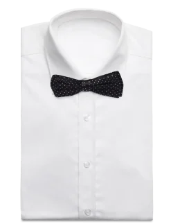 Dots Silk Bow Tie - Butterflies