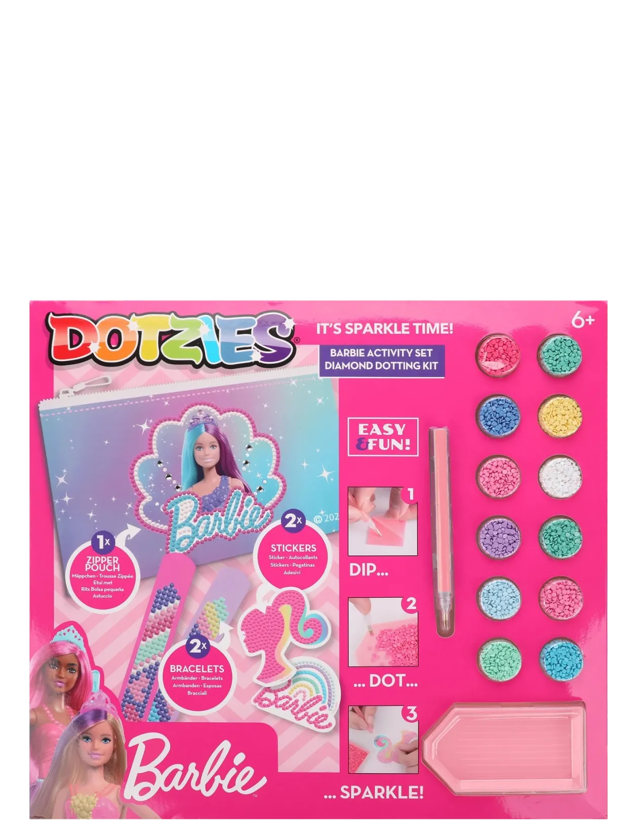 DOTZIES BARBIE ACTIVITY SET - Kreasæt