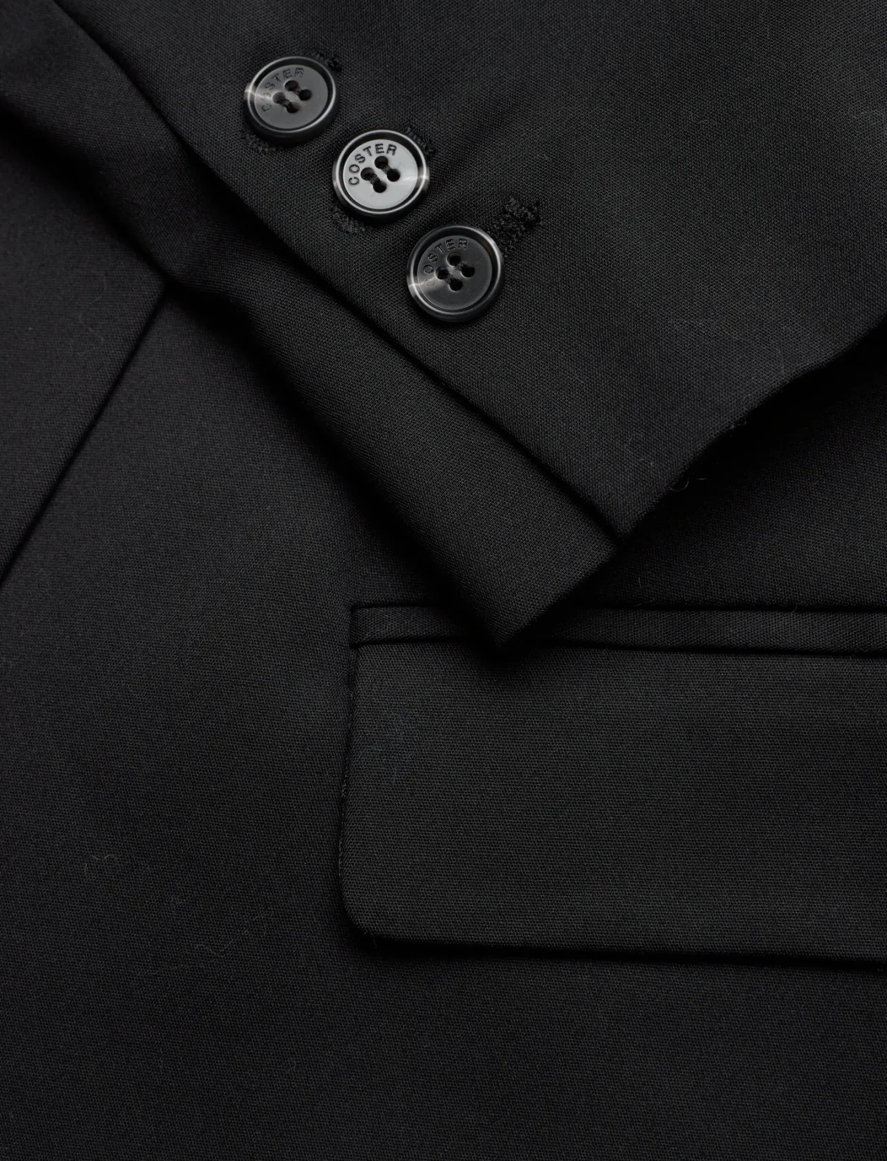 Double-breasted blazer with utility - Dobbeltradede blazere