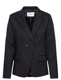 Double-breasted blazer with utility - Dobbeltradede blazere