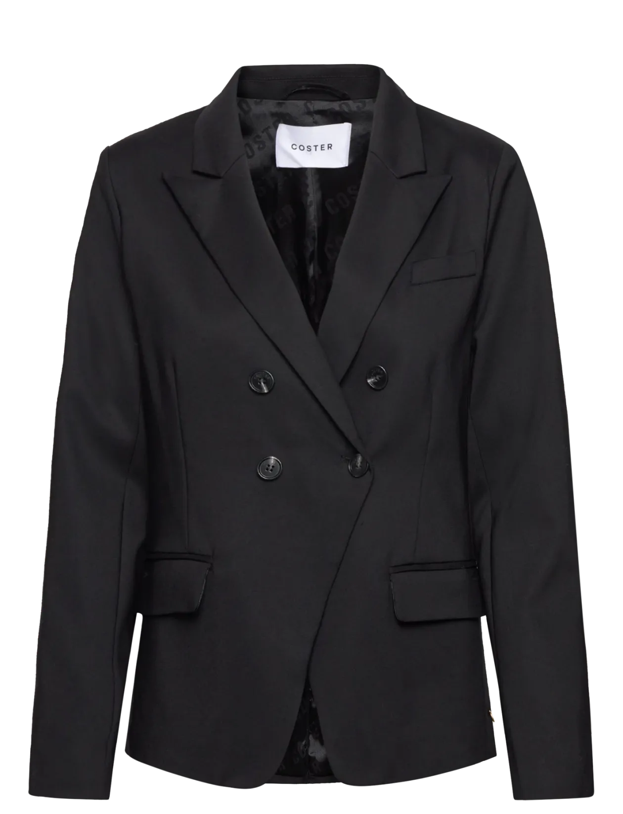 Double-breasted blazer with utility - Dobbeltradede blazere