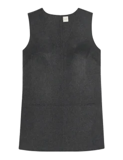 Doubleface V Neck Mini Shift Dre - Korte kjoler