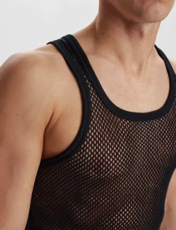 DOVRE wool mesh tank top - Nattrøjer