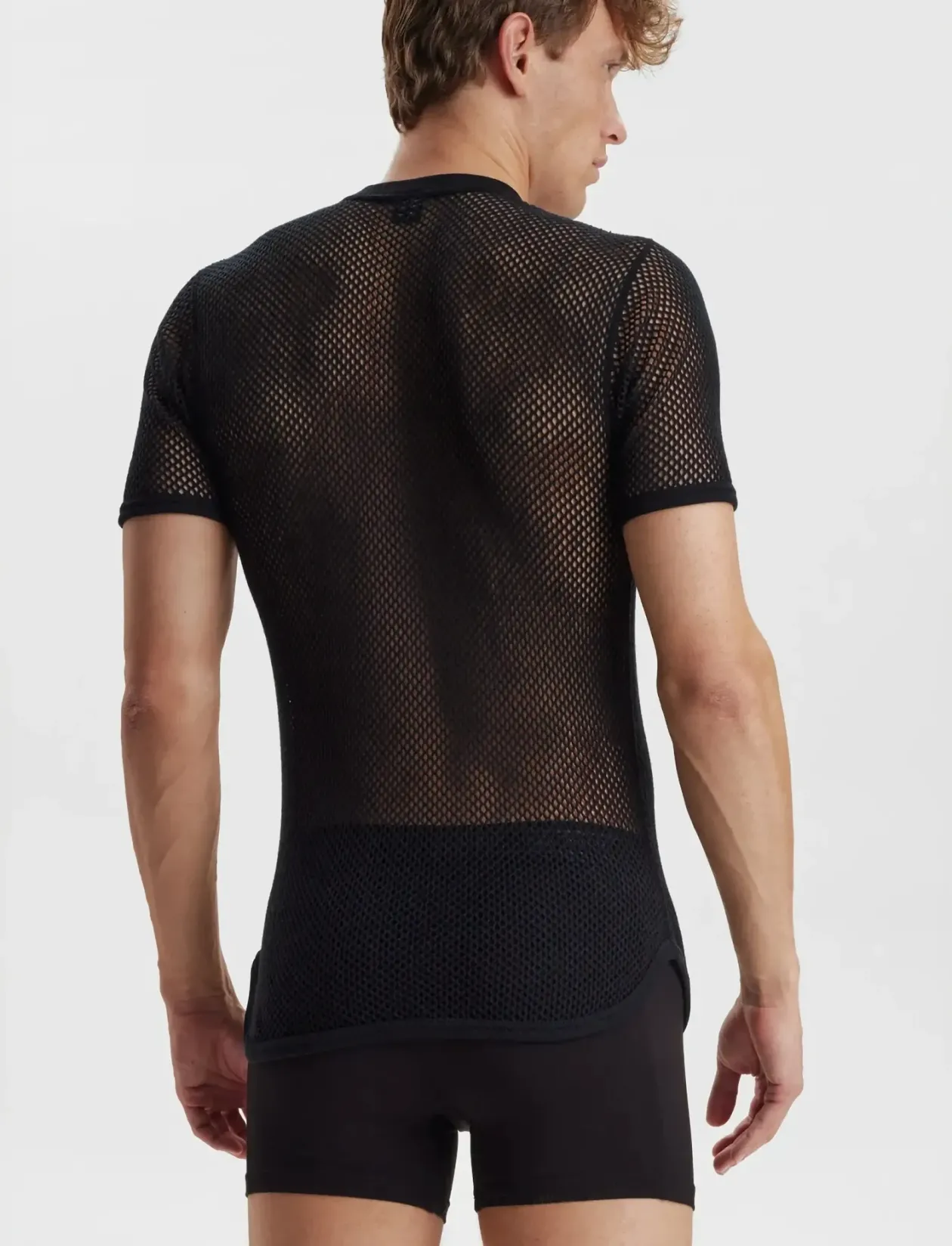 DOVRE wool mesh t-shirt - Nattrøjer