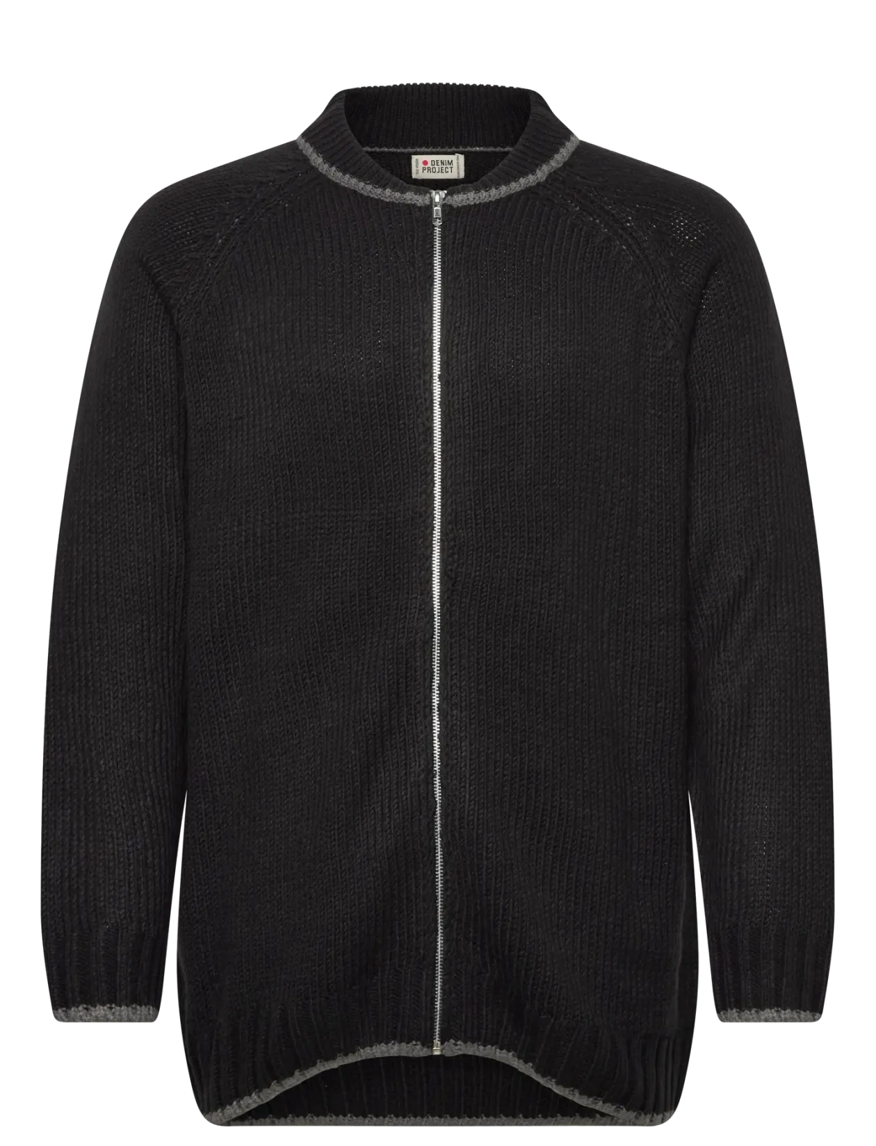 DP Knitted Contrast Cardigan - Fullzip strik