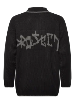 DP Knitted Contrast Cardigan - Fullzip strik