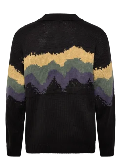 DP Knitted Printed Half Zip - Strik