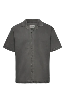DP Loose SS Denim Shirt - Kortærmede