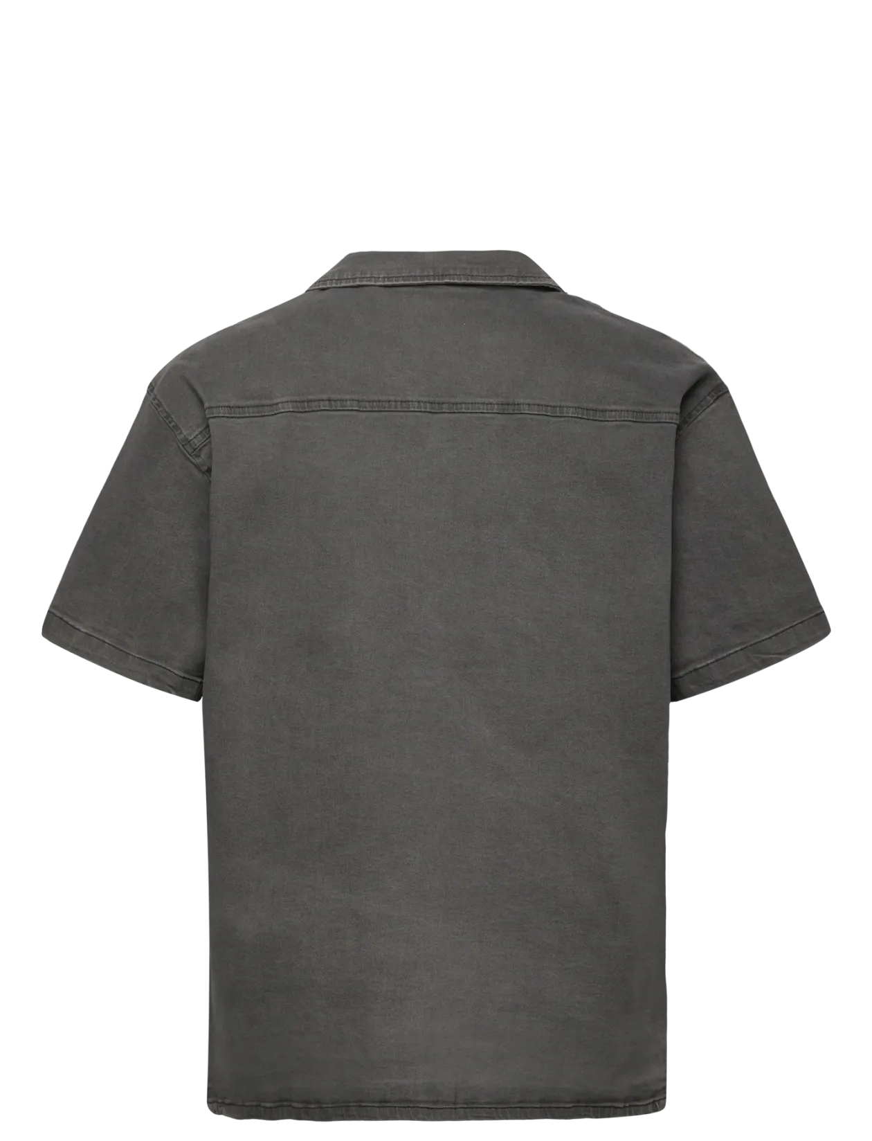 DP Loose SS Denim Shirt - Kortærmede