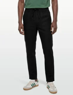 DP SHAKI LINEN PANT - Hørbukser