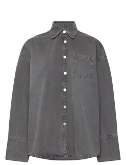 DRAPY DENIM SHIRT - Overshirts