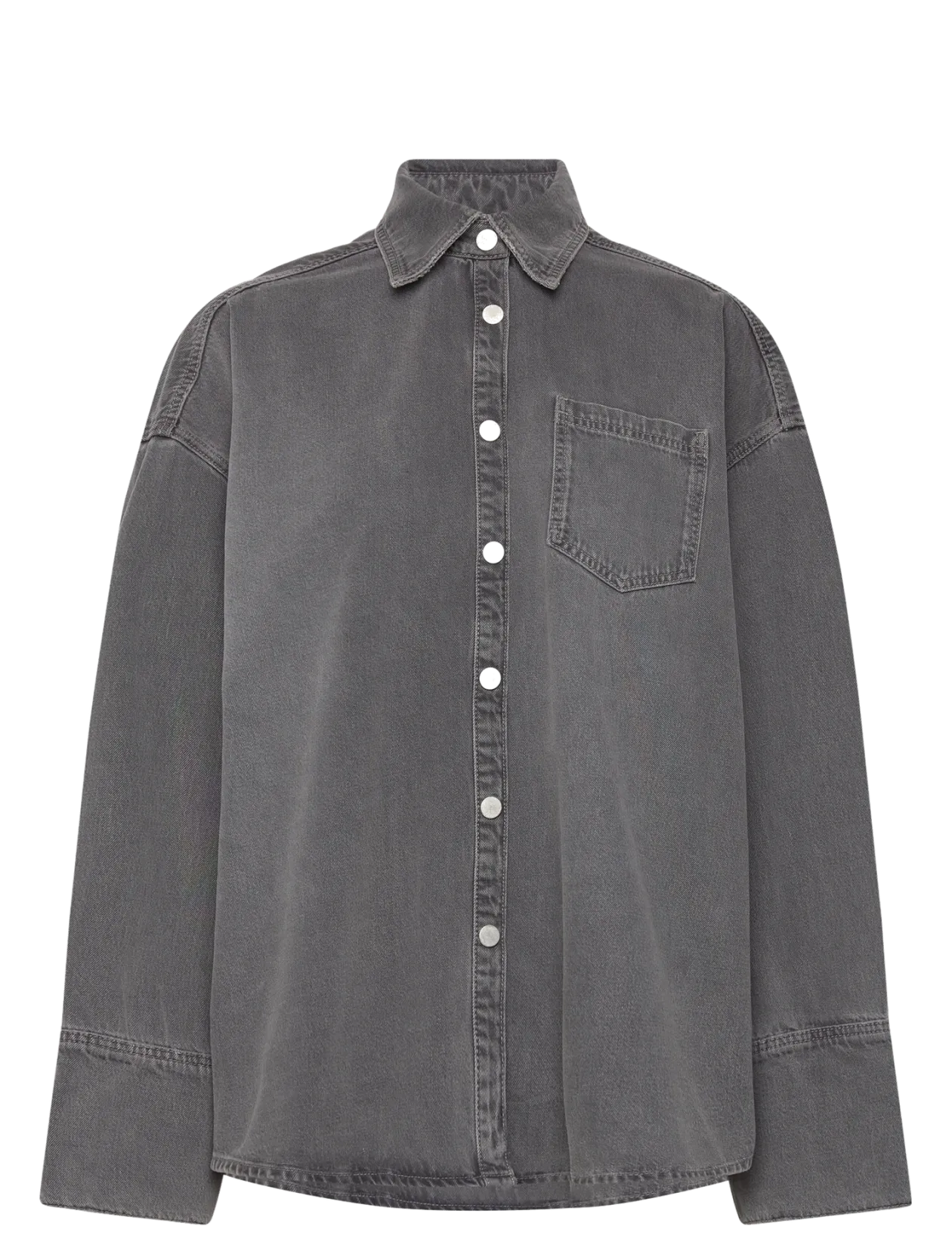 DRAPY DENIM SHIRT - Overshirts