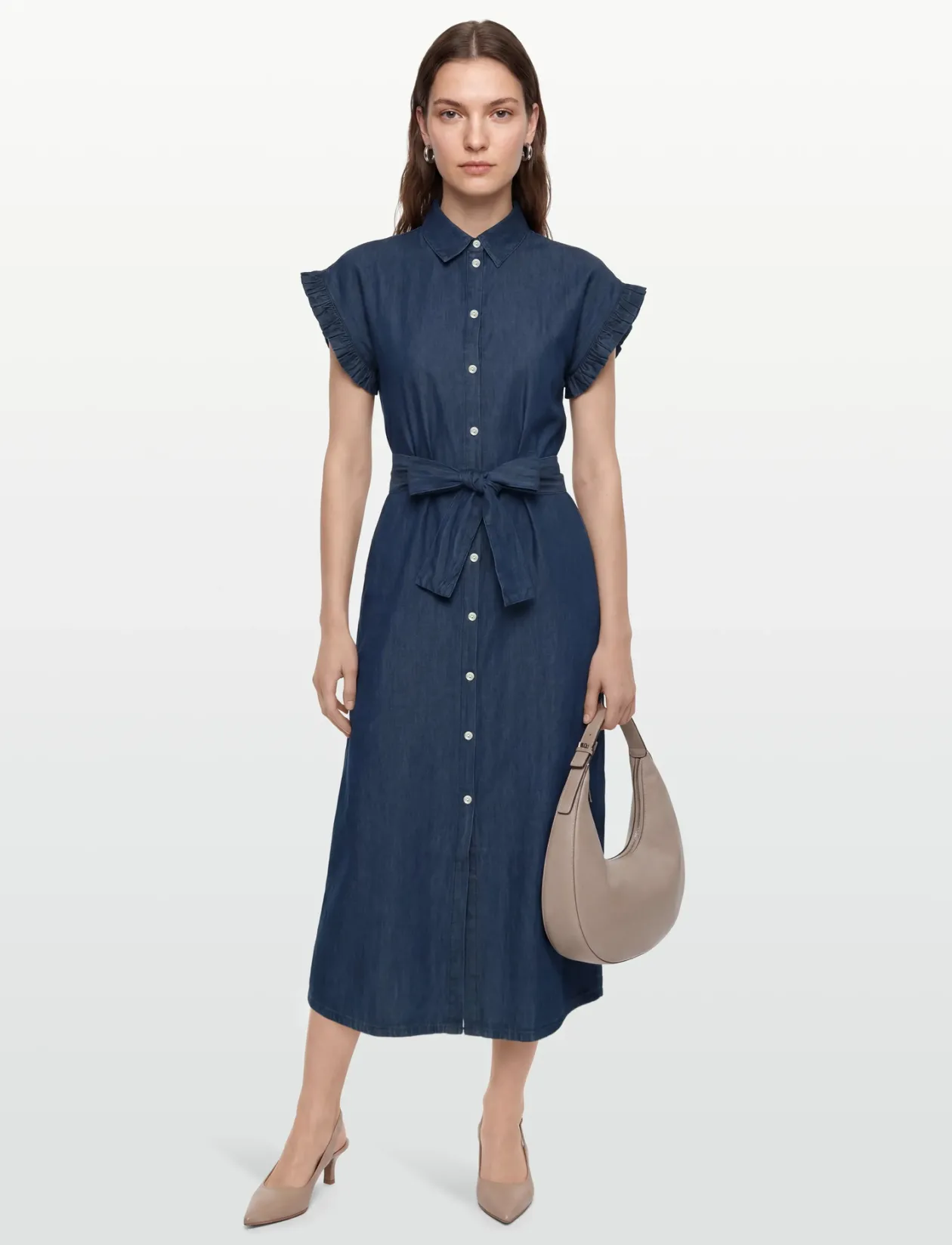 DSDarlene Frill Midi Dress - Midi kjoler