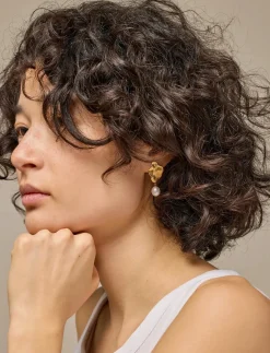 Earring, Caia Large - Vedhæng øreringe