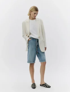 Elijah Shorts  Blue Soft Denim - Denim shorts