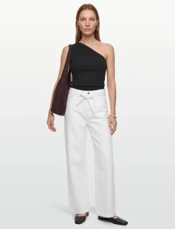 Elijah - Winter White Denim - Brede jeans