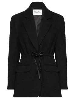 Elodie drawstring boucle blazer - Boucles