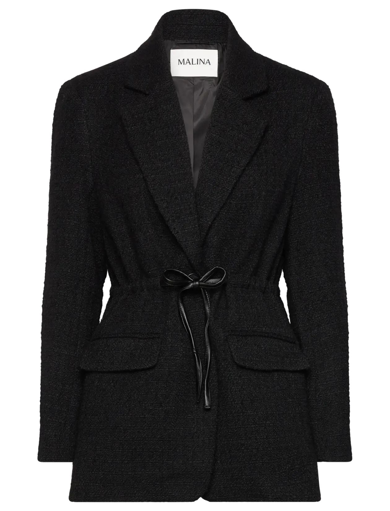 Elodie drawstring boucle blazer - Boucles