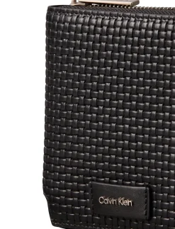 EMBOSSED WOVEN ZIP BILLFOLD - Kortholdere