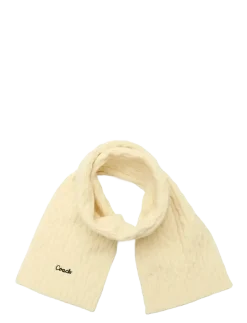 EMBROIDRED CABLE KNIT MUFFLER - Halstørklæder