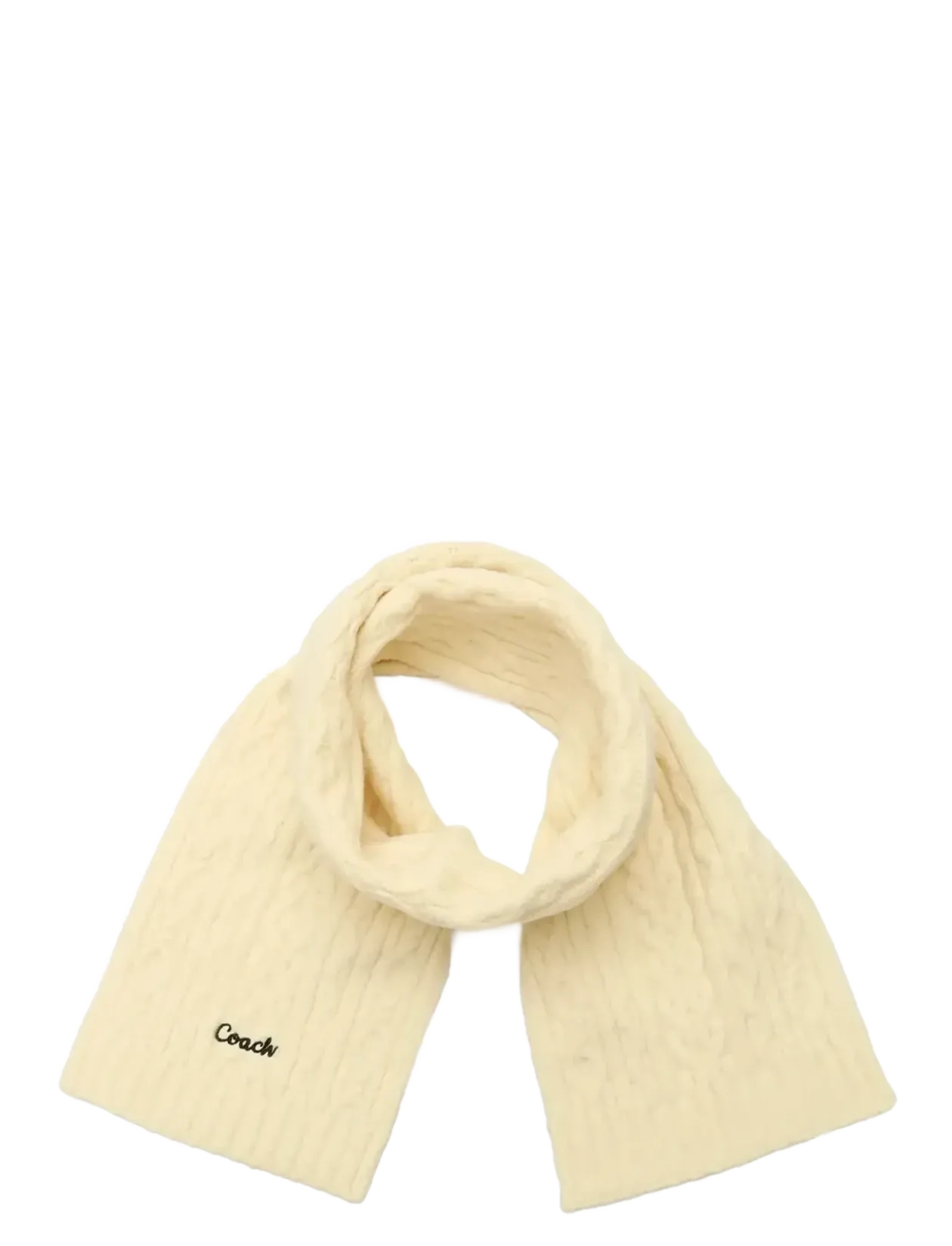 EMBROIDRED CABLE KNIT MUFFLER - Halstørklæder